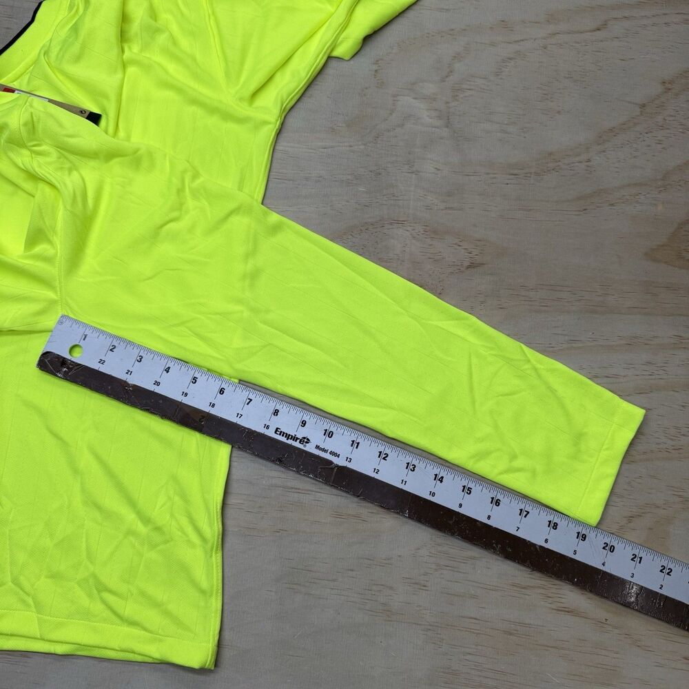 NEW Nike Dri-FIT Soccer Referee Jersey Shirt SLIM Fit Volt LG Mens DH8027-702 - Picture 14 of 14